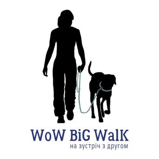 Логотип телеграм -каналу wowbigwalk — WoW BiG WalK - На Зустріч З Другом 🦮🐈