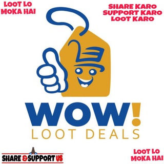 Logo of telegram channel wowlootdeals — Wow Loot Deals & Offers