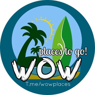 Logo of telegram channel wowplaces — wow places to go