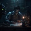 Логотип телеграм канала @writerdarkstain — Дмитрий Стаин | Творчество