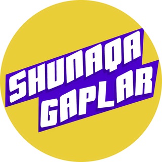 Telegram kanalining logotibi wunaqagaplar — Shunaqa Gaplar