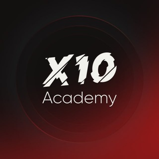 Логотип телеграм канала @x10_academy — X10 Academy