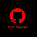 Logo saluran telegram x3shop — X3 SHOP