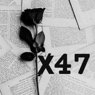 Telegram channel x̷47 logo