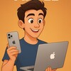 Telegram channel X-apple logo