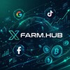 Логотип телеграм -каналу xad_tech — FARM.HUB | Google Ads Supply 🎯