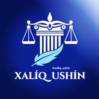Telegram kanalining logotibi xaliq_ushin — XALÍQ USHÍN ⚖️