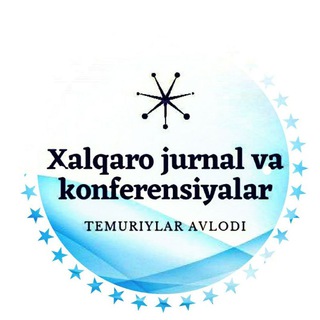 Telegram kanalining logotibi xalqaro_jurnallar — XALQARO JURNAL VA KONFERENSIYALAR