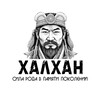 Логотип телеграм канала @xalxan — ХАЛХАН - деревянные родословные панно и этно изделия