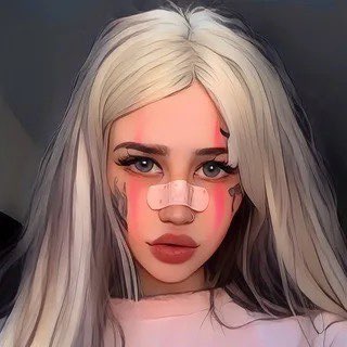 Логотип телеграм канала @xany_banny — CUTIE KIM 🤍