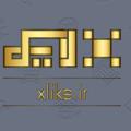 Logo saluran telegram xlike — xlike.ir ایکس لایک