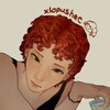 Логотип телеграм канала @xlopushcu — хлопушек рисует [!]