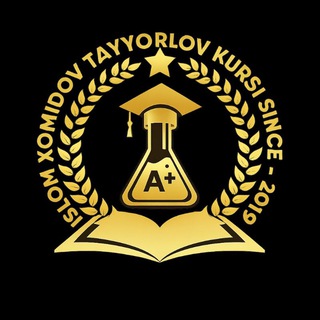 Telegram kanalining logotibi xomidov_kimyo — KIMYO | Islom XOMIDOV