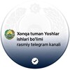 Telegram kanalining logotibi xonqa_tuman_yoshlarii — Hursandbek Shukurullayev