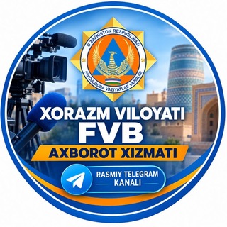 Telegram channel XORAZM VILOYATI FVB AXBOROT XIZMATI logo