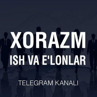 Telegram channel Xorazm ish logo