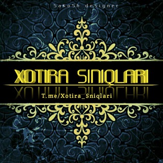 Telegram channel 📝 Xotira Siniqlari ✴ logo