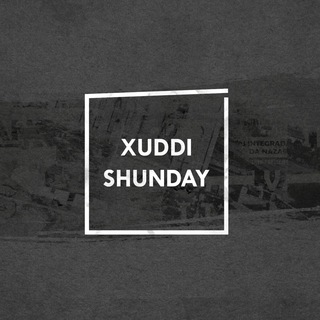Telegram channel Xuddi Shunday logo