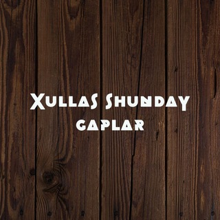 Telegram kanalining logotibi xullas_shunday_gaplar — Xullas Shunday Gaplar