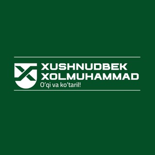 Telegram channel Xushnudbek Xolmuhammad logo