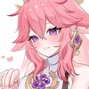 Logo of telegram channel yaemikoscorner — yae miko daily cf