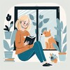 Логотип телеграм канала @yanablogging — блог Яны
