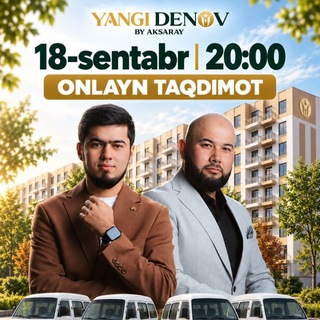 Telegram kanalining logotibi yangidenov_uz — 18-sentabr | Yangi Denov | Onlayn taqdimot