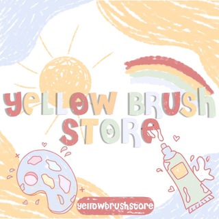 Logo saluran telegram yellowbrushstore — 𝐘ellow 𝐁rush 𝐒tore : ALWAYS OPEN!