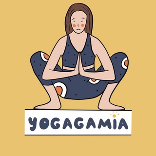 Логотип телеграм канала @yogagamia_online — Yogagamia | йога онлайн