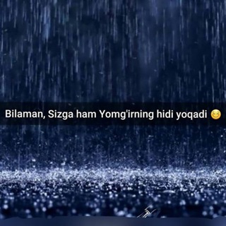 Telegram kanalining logotibi yomgirli_status — Yomgʻirli status 🌧️
