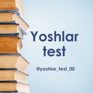 Telegram channel Yoshlar Test logo