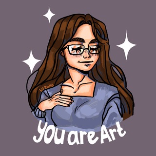 Логотип телеграм канала @youareart_bella — you are art
