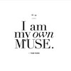 Логотип телеграм канала @youarethemuse — «музей» от слова «муза» | alya libloen