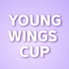 Логотип телеграм канала @youngwingscup — YWC — турниры по художественной гимнастике