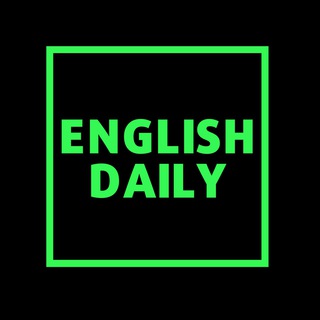 Logo of telegram channel your_englishdaily — ENGLISH DAILY