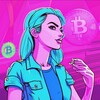 Логотип телеграм канала @yourcryptogirl — Про крипту в чулках 💋