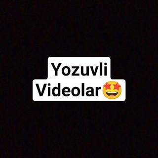 Telegram kanalining logotibi yozuvli_video_uzz — Yozuvli videolar🤩