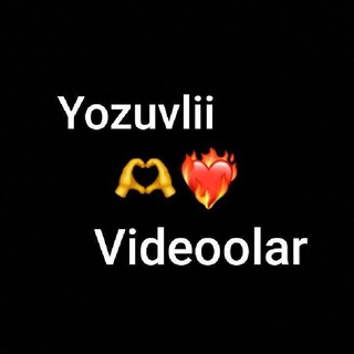 Telegram channel Yozuvli videolar ₪ logo