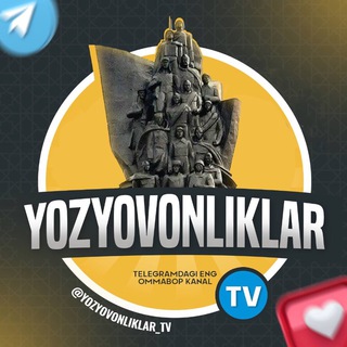 Telegram kanalining logotibi yozyovonliklar_tv — Yozyovonliklar Tv | Расмий канал