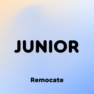 Логотип телеграм канала @yuniorapp — Remocate Junior: стажировки и вакансии для молодых специалистов
