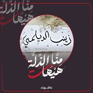 لوگوی کانال تلگرام zainab_aldilami — زينب إبراهيم الديلمي