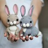 Логотип телеграм канала @zaitsi_amigurumi — Зайцы Амигуруми
