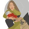 Логотип телеграм канала @zametkyket — заметки Кэт