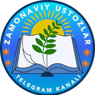 Telegram kanalining logotibi zamonaviy_ustoz — "ZAMONAVIY USTOZLAR" -OMMAVIY KANALI
