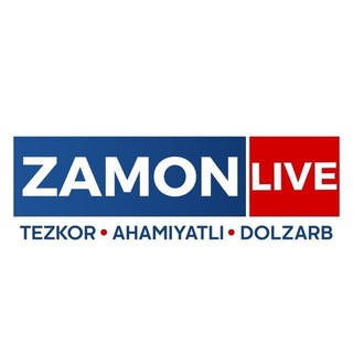 Telegram kanalining logotibi zamonuzlive — ZAMON.UZ | LIVE