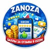 Логотип телеграм канала @zanoza_market — Ozon | Баллы за отзывы | Zanoza.market