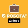 Логотип телеграм -каналу zarabotkudnp — Є Робота. Дніпро. Дошка оголошень