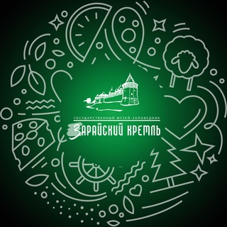 Логотип телеграм канала @zarkreml — Музей-заповедник «Зарайский кремль»
