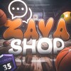 Логотип телеграм канала @zavashop49 — 𝗭𝗔𝗩𝗔 𝗦𝗛𝗢𝗣 🏀🧡