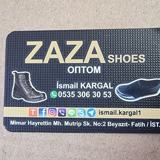 Логотип телеграм канала @zazashoes63 — ZAZA SHOES И ТУРЦИЯ ОПТОМ НА ЗАКАЗ👠👠👞👞🥾🥾👟👢🥿👜👜